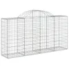 Gabionen mit Hochbogen 20 Stk 200x50x100/120cm Verzinktes Produktbild-Vorschau 3
