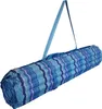 Plážové ležadlo na kolieskach modré 170 x 55 x 1,5 cm Náhľad obrázku produktu 1