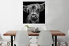 MuchoWow® Poster Schottischer Highlander - Hörner - Schwarz Produktbild-Vorschau 2
