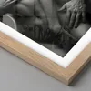 Gerahmtes Poster - Rahmen in heller Eiche - Frau Mann Nackt Produktbild-Vorschau 2