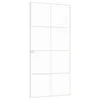 vidaXL Drzwi wewnętrzne białe 93x201,5 cm szkło hartowane i Podgląd zdjęcia produktu 5
