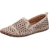 Gemini Damen Slipper Leder Mokassin floral Blumen Cutouts Produktbild-Vorschau 7