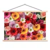 MuchoWow® Textilposter Blumen - Farben - Gerbera - Rosen Produktbild-Vorschau 1