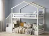 Etagenbett im Baumhausstil mit Holztreppe "Oriana" – 90 x Produktbild-Vorschau 2