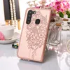 Galaxy A21 Hülle, Schmetterling Prägung Flip Leder Produktbild-Vorschau 4