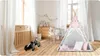 Nukido Tipi-Zelt für Kinder mit Girlande und Lichterkette - Produktbild-Vorschau 17