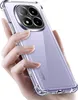 A hand holding a clear phone case with a phone inside. Voir les images du produit