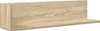 A single wooden shelf against a white background. Produktbild-Vorschau