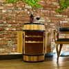 CREATIVE COOPER Drewniany stojak na wino z drzwiczkami z Podgląd zdjęcia produktu 6