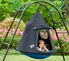 Balançoire tente OVNI noir h190-250 cm Voir les images du produit 2
