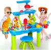 Wassertisch Sandkasten Wassereimer Kinder Garten + Stuhl Produktbild-Vorschau 9