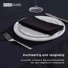 Tovaglia HOMESCAPES nera rotonda 178 cm, 100% cotone Anteprima dell’immagine prodotto 4