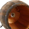 Rustykalna drewniana lampa wisząca w kształcie korka od Podgląd zdjęcia produktu 5