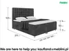 MEBLINI Boxspringbett mit Bettkasten - Gepolstert Produktbild-Vorschau 7