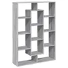vidaXL Bücherregal Grau Sonoma 102x29x143 cm Holzwerkstoff Produktbild-Vorschau 1