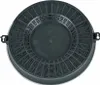 A top-down view of a round charcoal filter for a kitchen hood. Voir les images du produit