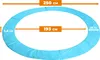 Aga Trampolin Randabdeckung mit innerem Netz 244 cm 8 ft Produktbild-Vorschau 2