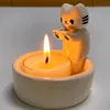 STILVORA Kerzenständer, Niedliche Katzen Kerzenhalter, Produktbild-Vorschau 7