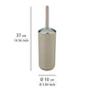 WENKO WC Garnitur Toiletten Bürsten BRASIL Taupe Halter Klo Produktbild-Vorschau 4