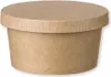 100x Eisbecher Feinkostbecher aus Kraftpapier  rund 140ml Produktbild-Vorschau 1