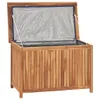 vidaXL Gartenbox 90x50x58 cm Massivholz Teak -  Gartenboxen Produktbild-Vorschau 6