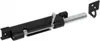 A black and silver bolt lock with a separate mounting bracket against a white background. Náhľad obrázku produktu