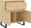 vidaXL Příborník Sonoma Dub 60x35x70 cm výrobek ze dřeva Náhled obrázku produktu 6