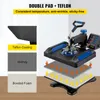 VEVOR Prasa termiczna 12x15 cali Cyfrowa sublimacja T-Shirt Podgląd zdjęcia produktu 6