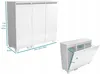 Kommode für das Badezimmer mit Wäschekorb 90 (60+30) 3x Produktbild-Vorschau 4