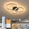 LED Deckenleuchte 84CM Lichtspeicherfunktion Schwarz 76W Produktbild-Vorschau 1