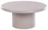 BELIANI Couchtisch Taupe MDF-Platte Rund ⌀ 80 cm mit Rundem Produktbild-Vorschau 1