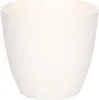 Plastkon Ella Mat vaso decorativo bianco Diametro vaso: 18 Anteprima dell’immagine prodotto 1