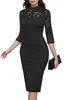 Cocktailkleid im Vintage-Stil – 3/4 Ärmel – Midikleid – Produktbild-Vorschau 1