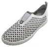Rieker Femme Slipper Perforation Chaussure basse en cuir Voir les images du produit 57