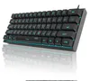 60% Gaming Tastatur kabelgebunden RGB, 61 Tasten Membran Produktbild-Vorschau 1