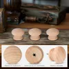BELLE VOUS Runde Möbelknöpfe Türknauf aus Holz (20er Pack) Produktbild-Vorschau 2