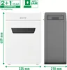 Leitz 80920000, 4 x 40 mm, 18 L, 150 listy, 55 dB, Dotyk, Náhľad obrázku produktu 17