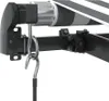 vidaXL Markise Manuell mit LEDs Anthrazit & Weiß 500x350 cm Produktbild-Vorschau 7