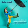 Eleganter Automatik Regenschirm Stockschirm mit Holzgriff Produktbild-Vorschau 5