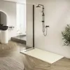 Mineralguss-Duschwanne extra flach RIBERA Schieferoptik Produktbild-Vorschau 3