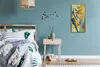 Dekor Leinwand Uhr Wandbilder Geräuschlos 30x60 Herbstliche Produktbild-Vorschau 4