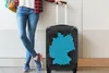 MuchoWow® Koffer Handgepäck Trolley Rollkoffer Kleine Produktbild-Vorschau 5