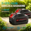 Akku Heckenschere, 21" Klingen Heckenschere mit 2 × 4000mAh Produktbild-Vorschau 6