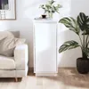 vidaXL Sideboard Weiß 31,5x34x75 cm Massivholz Kiefer Produktbild-Vorschau 1