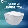 VBChome Hänge-WC mit Bidetfunktion Spülrandloses Weiß Produktbild-Vorschau 2