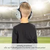 A child wearing noise-canceling headphones at a stadium. Voir les images du produit