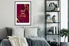 MuchoWow® Gerahmtes Poster Wunderschön - Gold - Rosa - Produktbild-Vorschau 2
