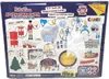 The back of a Bibi & Tina advent calendar box, showing the contents and how to assemble the Christmas circus playset. Anteprima dell’immagine prodotto
