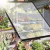 Priehľadná plachta 300 × 300 cm, s očkami a lanom, záhradná Náhľad obrázku produktu 4