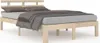 vidaXL Massivholzbett ohne Matratze 200x200 cm Produktbild-Vorschau 1